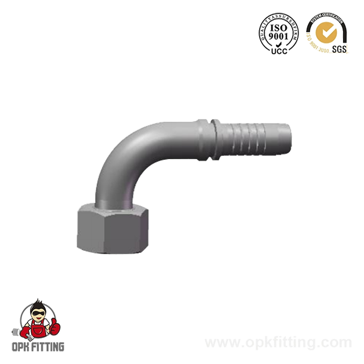 20491C 90° Metric Female 24°Multiseal L.T.Din 3868